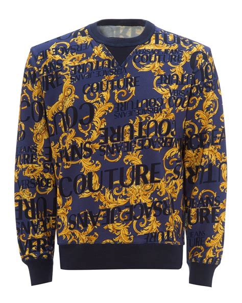 versace young logo print sweatshirt|Versace Designer Sweatshirts & Hoodies for Men .